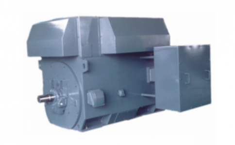 Semi-enclosed steel housing high voltage motor